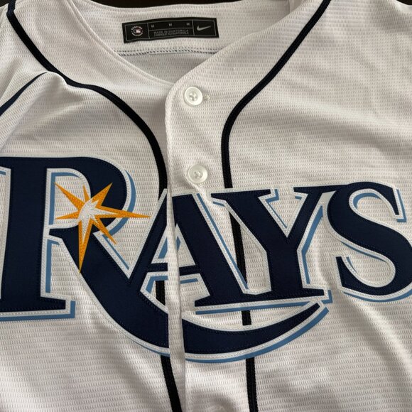 NEW  Mens MLB Randy Arozarena #56 Tampa Bay Rays 2020 World Series Jersey  Med - Picture 2 of 7